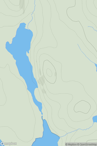 Thumbnail image for Beannan Mor [Lewis and Nearby Islands] [NB199381] showing contour plot for surrounding peak